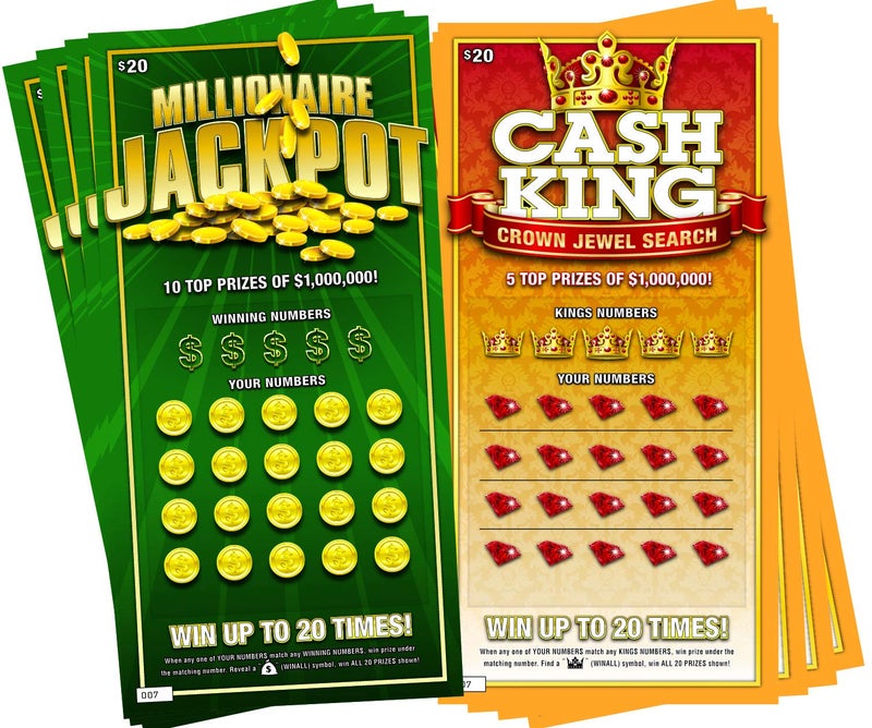 Laughing Smith Prank Lottery Tickets and Scratch Cards Look Real - $1 Million Winning Ticket Gag Set - Image 1